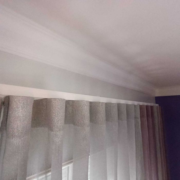 Cortinados Onda Perfeita + Varões | Excelente Estado