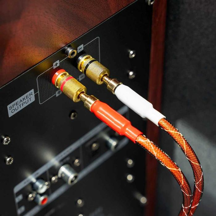 Kabel głośnikowy 2x1,5 interkonekt do kolumn banan 4mm 2x 5m