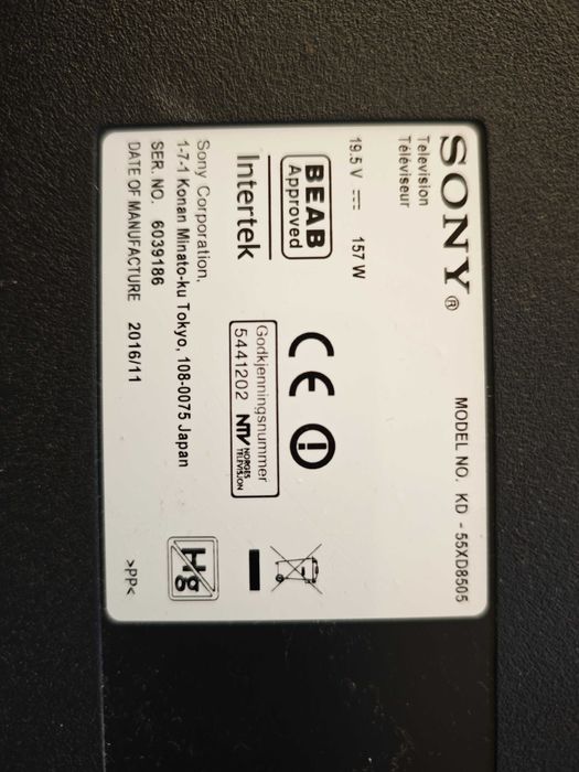 Televisão SONY 55" LCD Android