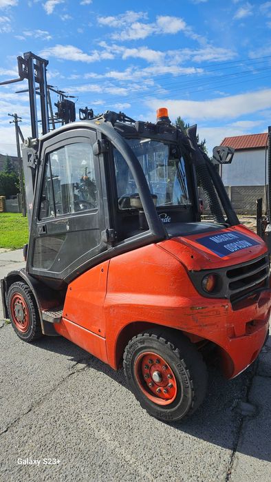 Wózek widłowy Linde H40D Triplex Kabina