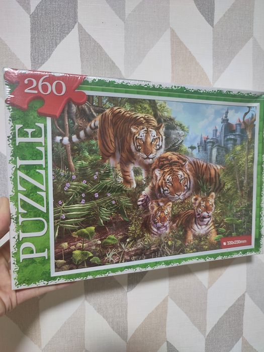 Пазлы Корабли, Тигры 260 элементов Dankotoys
