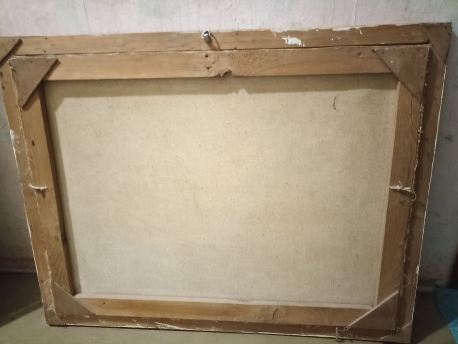 Картина в рамке на холсте