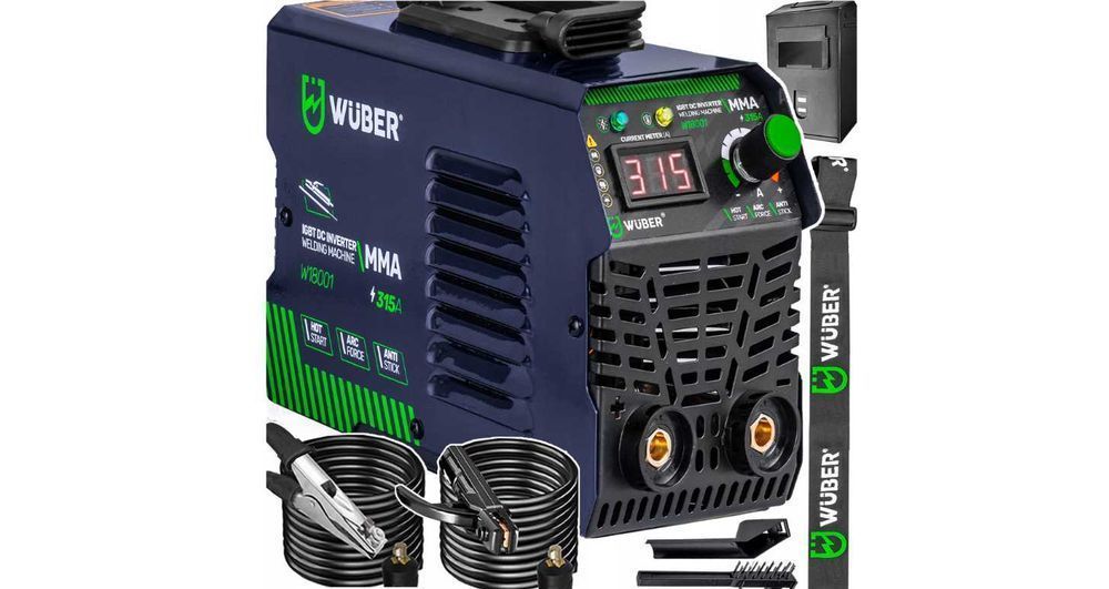 Nowa 315A INWERTOROWA Spawarka MMA Wuber Przenośna Mocna Na Elektrody