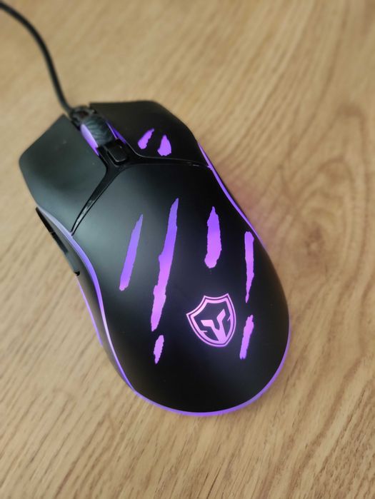 Myszka Gamingowa Battletron Led Usb Pc Ps Black Tiger