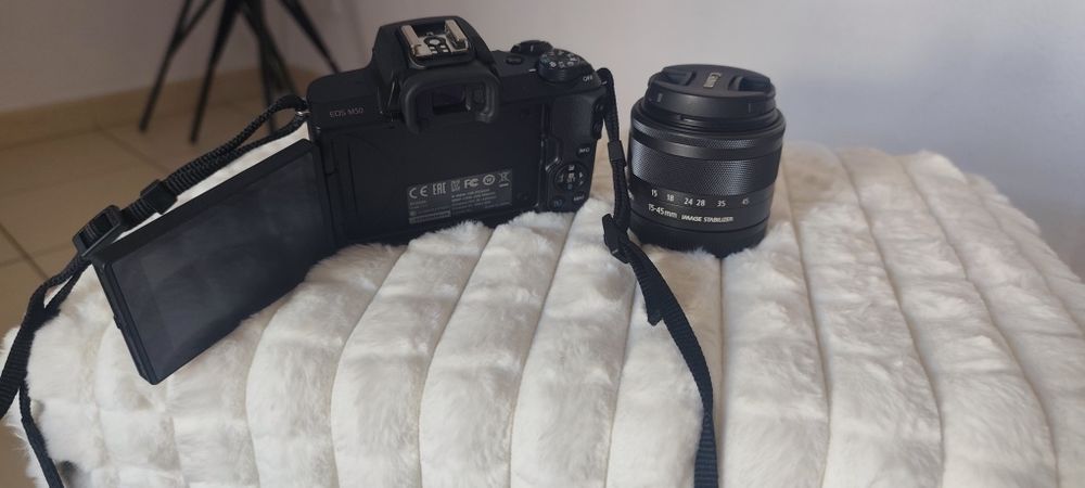 Canon M50 Com Bolsa e Acessórios