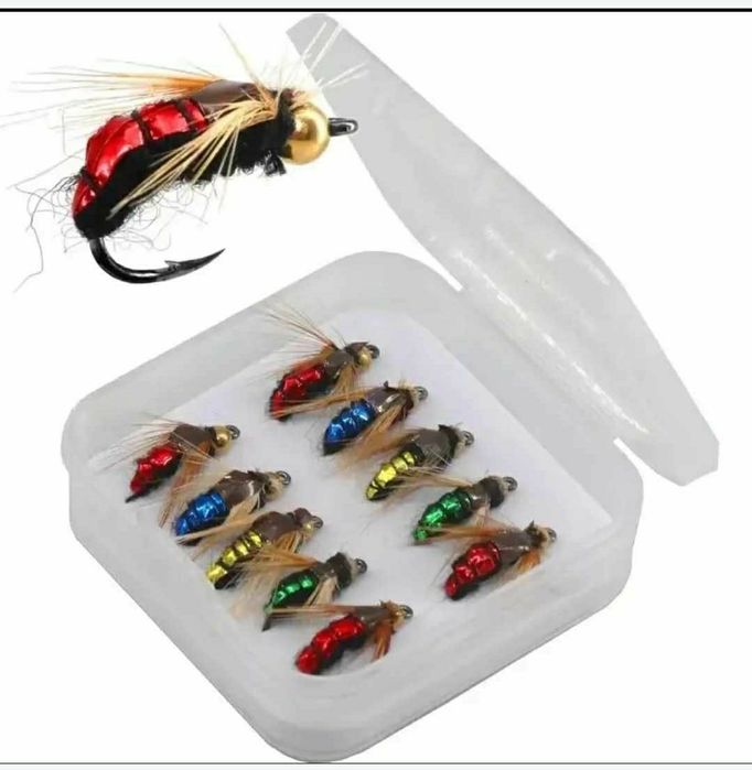 Мушки. Набор. Воблер.Приманка. Насадка.