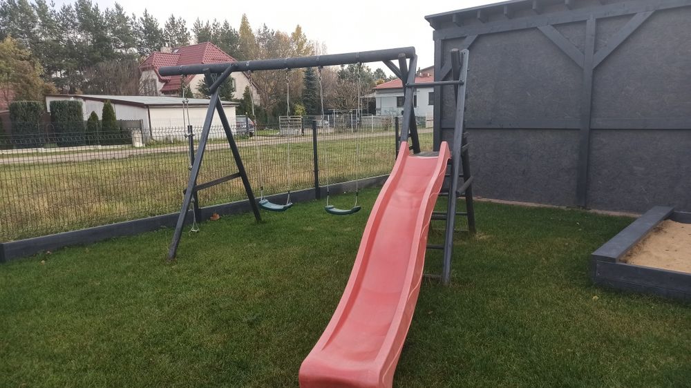 Plac zabaw drewniany