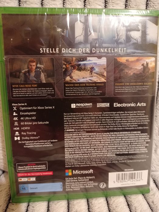 Gra xbox Star Wars Jedi Ocalaly Survivor. Nowa w folii.