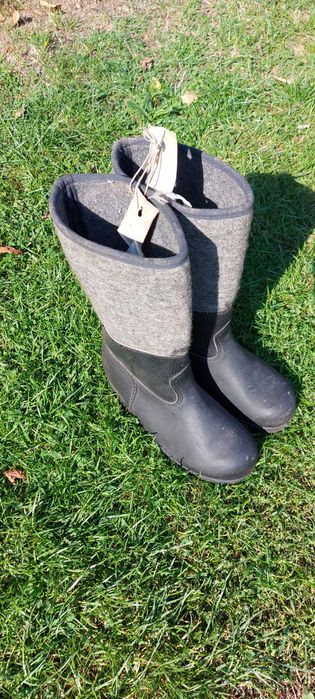 Buty filcowe Filcaki skorzane PRL nieużywane