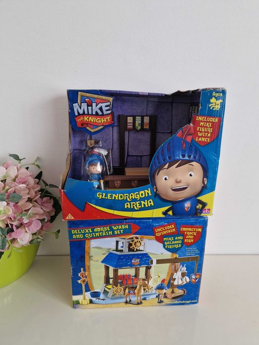 Rycerz Mike Arena,myjnia dla koni ,figurki