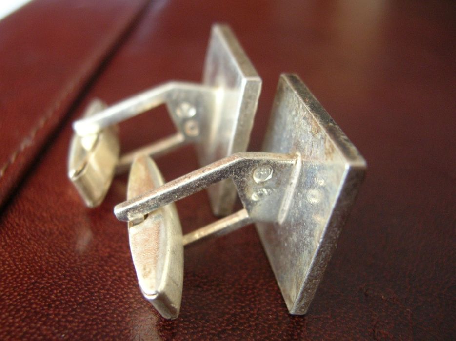 Kolekcja srebrne spinki Warmet 14,9 g srebro 800 PRL ideał