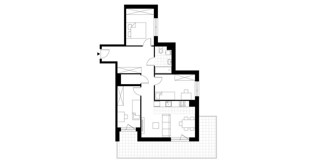 4-pokojowe mieszkanie 70m2 + balkon Bez Prowizji