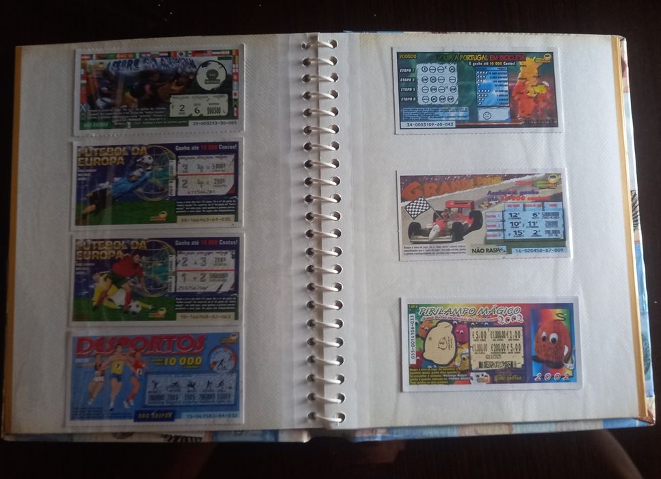 Coleção de Raspadinhas