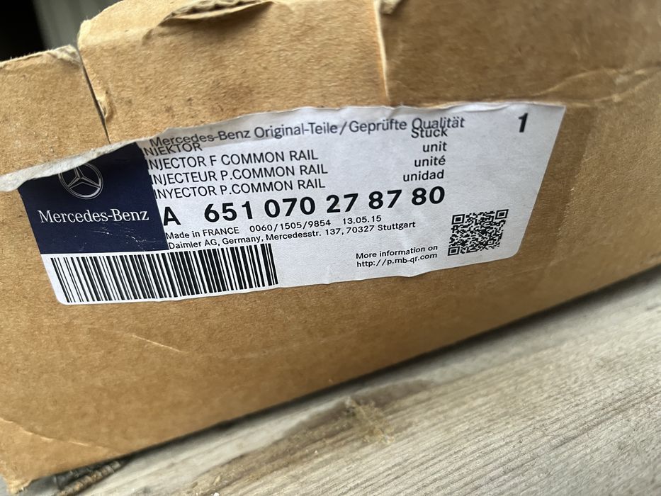 Продам Форсунку до Mersedes мотор OM 651