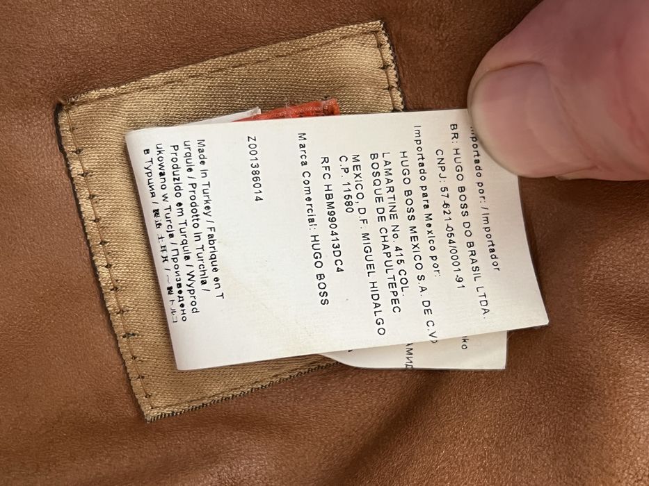 Куртка замшева Hugo Boss