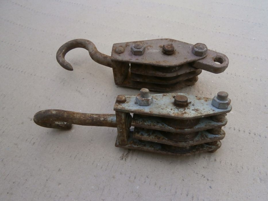 Blok potrójny stalowy do liny bloki zblocze