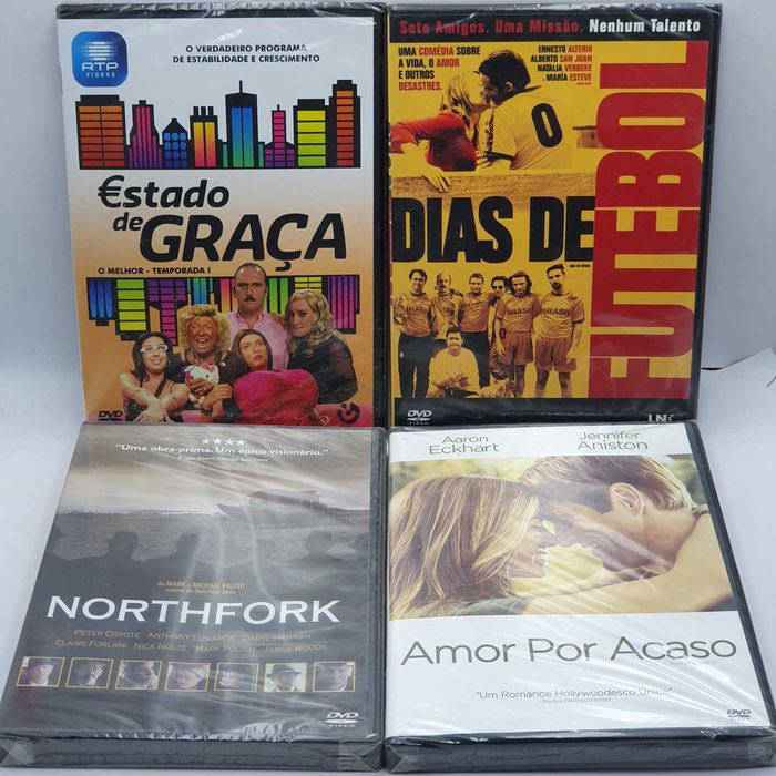 Lote 2/3 - Pack de 18 Filmes Novos e Selados em DVD - Ref.VI