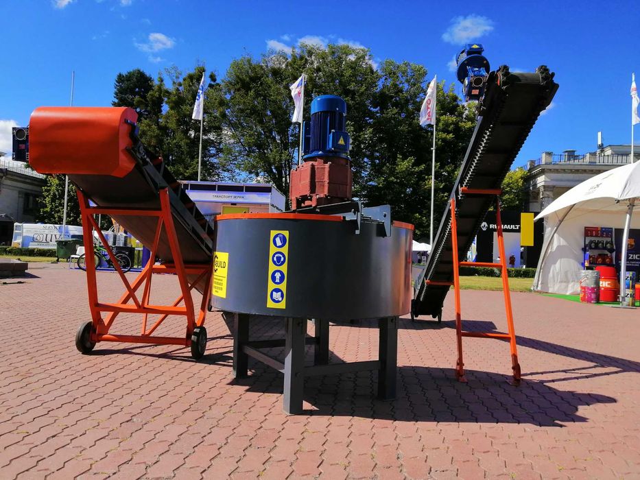 Бетонозмішувач, примусової дії, бетоносмеситель, растворомешалка