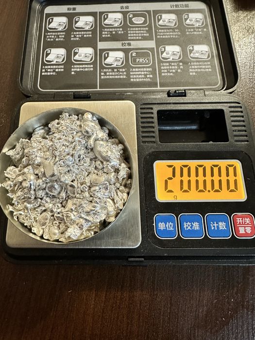 Ювелірний виріб зі срібла «срібна гранула»(999 проба)