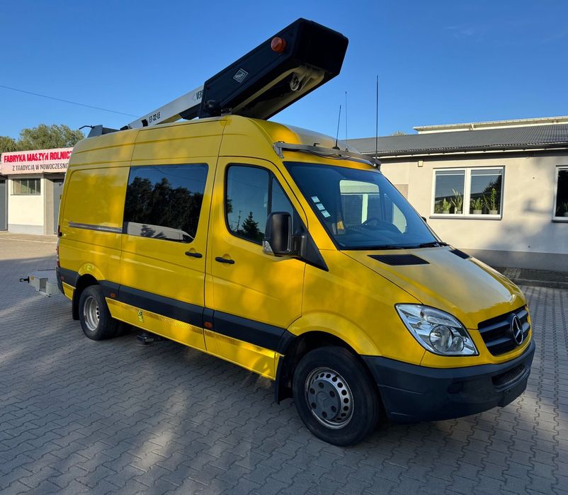 Mercedes-Benz Sprinter  Podnośnik koszowy Versalift ET32 | zarejstrowany | izolowany kosz |UDT