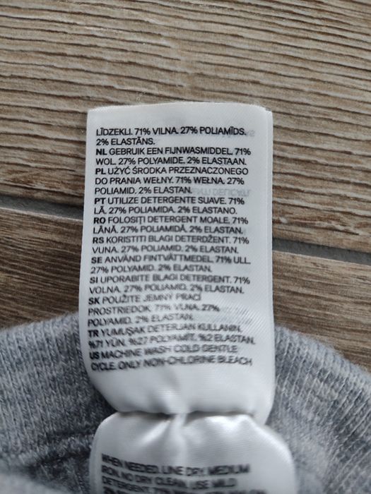 Nowe rajtuzy wełniane, wełna H&M r.98/104