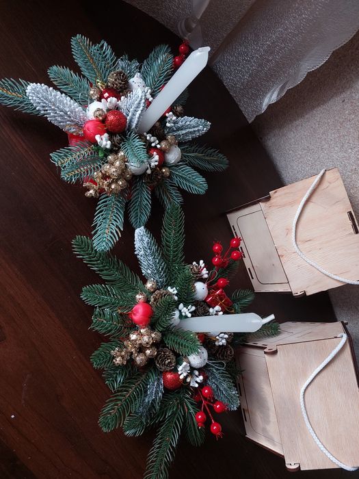 Новорічні підсвічники