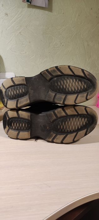 Натуральные кожаные ботинки, на платформе