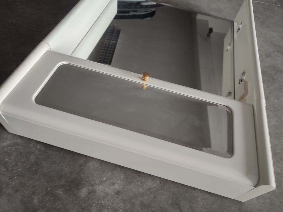 Espelho WC branco lacado