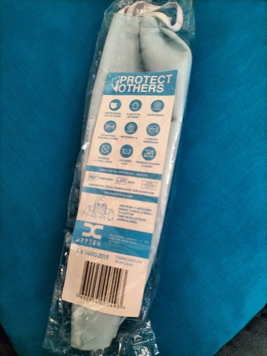 Máscara reutilizável até 50x nova