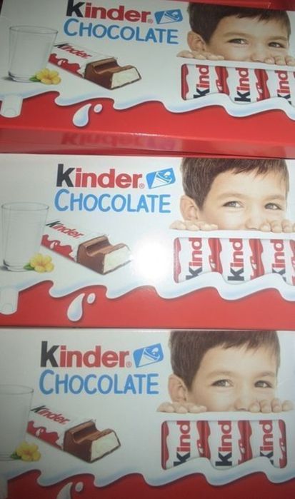 Kinder czekolada 100g x 10 1kg kinderki.