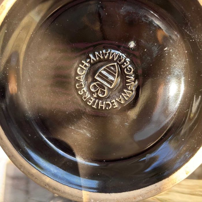 Wazon ceramiczny czarny Waechtersbach, West Germany vintage