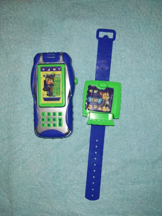 Psi patrol zegarek + telefon komorkowy