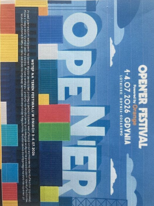 OPENER FESTIVAL 03-04.07 bilet