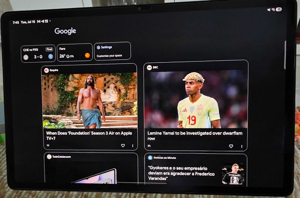 (VENDIDO) Tablet Galaxy Tab S9+ 12gb/256gb Wi-Fi Preto + Capas