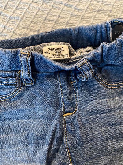 Spodnie jeansy Mayoral 68 elastyczne