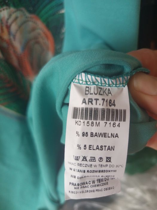 Bluzka  L -bawełniana 95% Modna