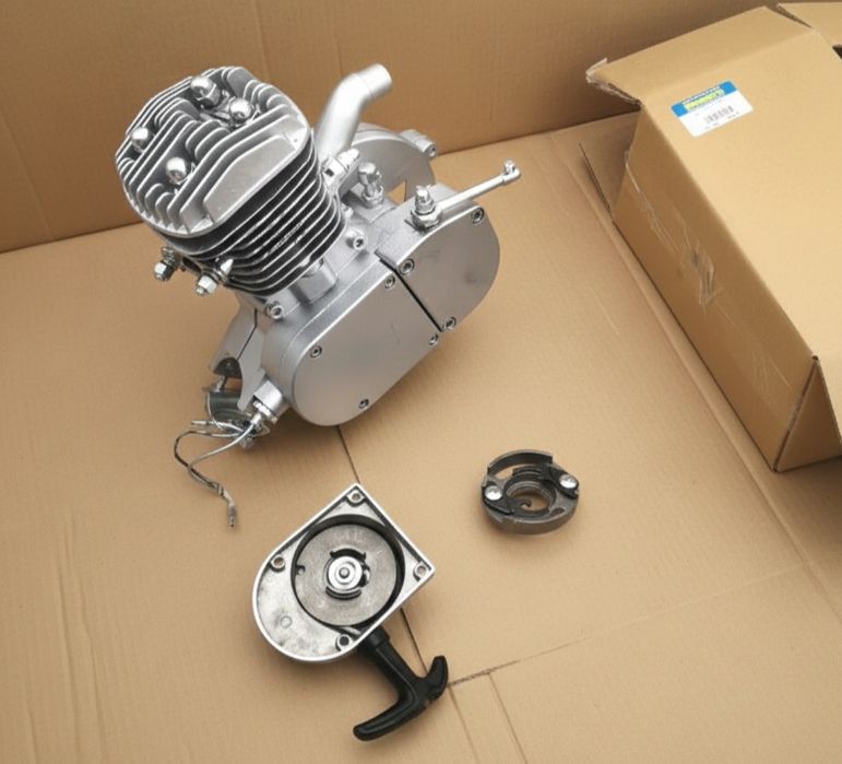 Веломотор двигун ф80 у зборі (Дирчик)