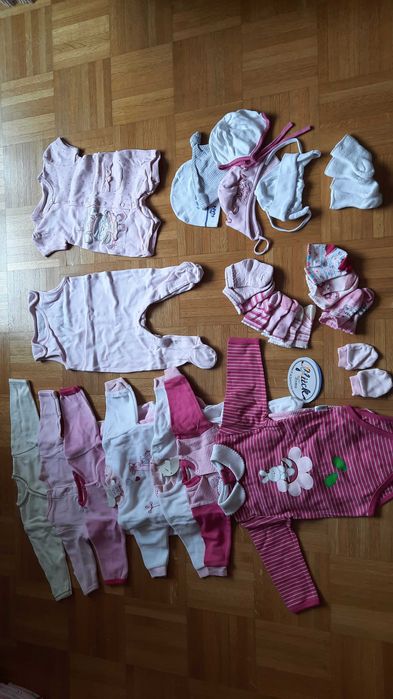 Paka ubrań dla dziewczynki 62cm