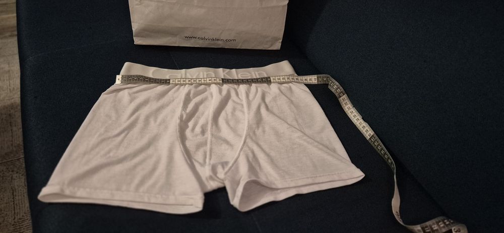 Bokserki biale calvin klein xl