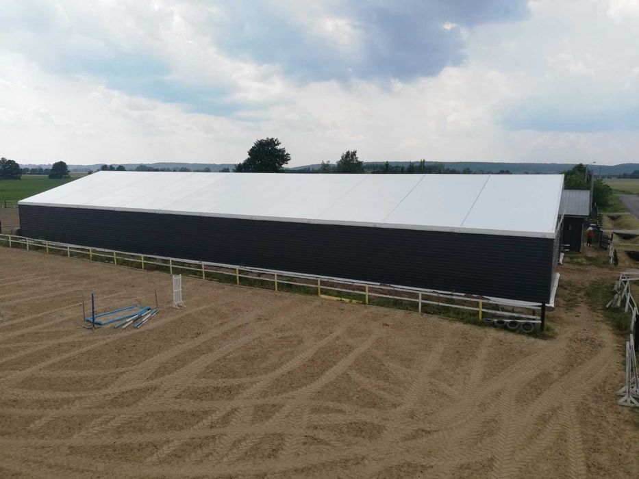 Ujeżdżalnia 20x50x4 Hala namiotowa