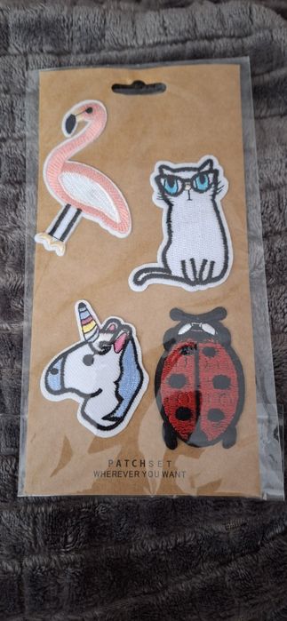 Naszywki zestaw 4 sztuki