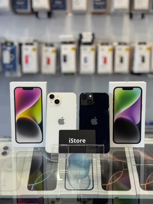 iPhone 14 • 128 GB • wszystkie kolory • 100% bateria • GWARANCJA • raty