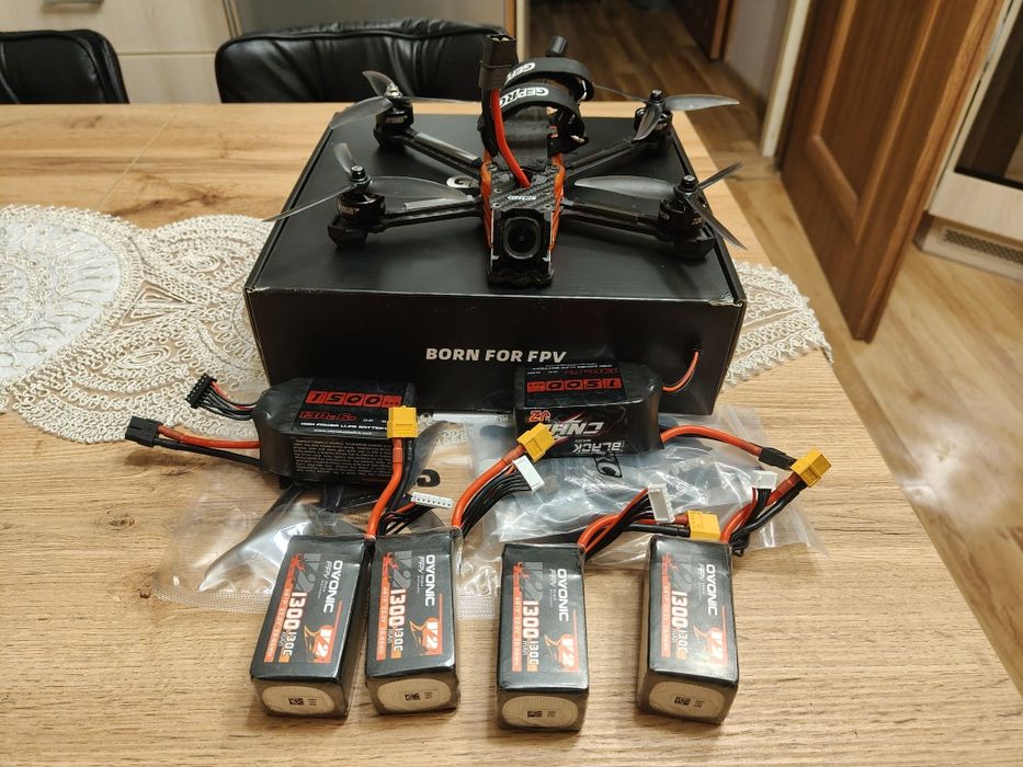 Dron Geprc Vapor D5 Dji o4 pro+GPS+6x lipo+ aktywny buzzer