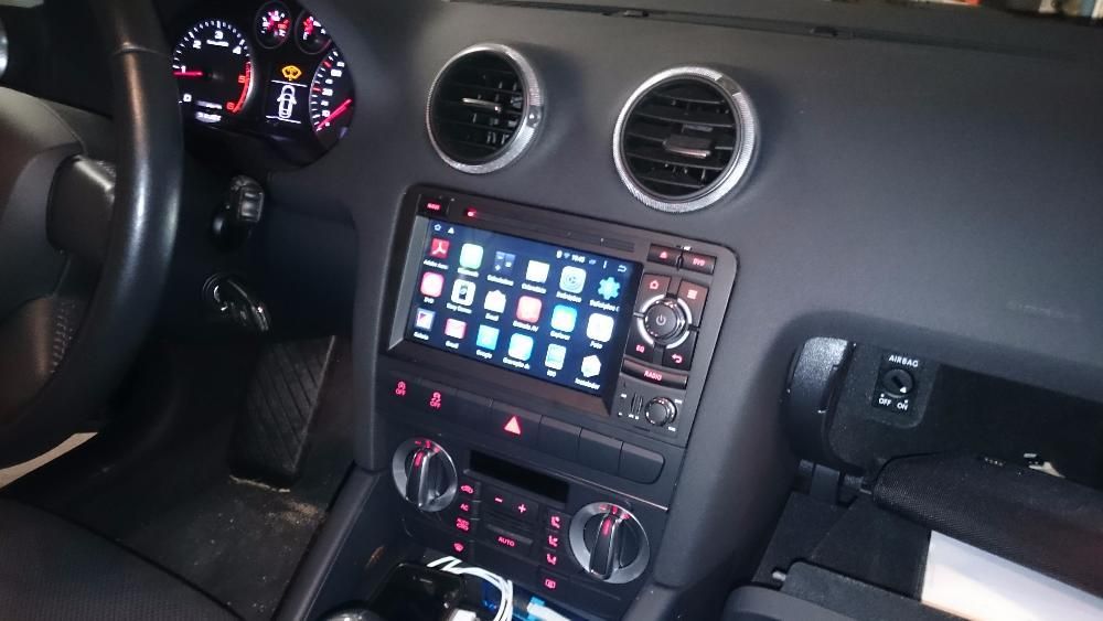 Auto-rádio 2 din android 12 64GB para Audi A3 OctaCore
