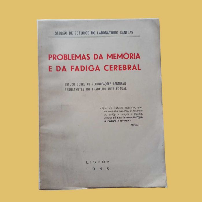 Problemas da memória e da fadiga cerebral