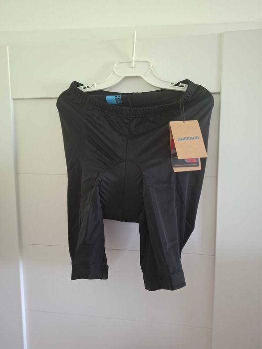 Spodenki Rowerowe z Wkładką SHIMANO INIZIO Shorts Black r. XXL