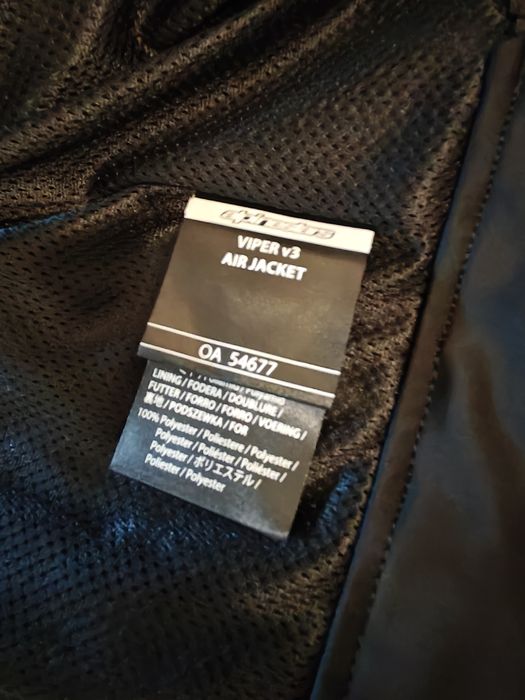 Kurtka motocyklowa ALPINESTARS VIPER V3 AIR  rozmiar XL