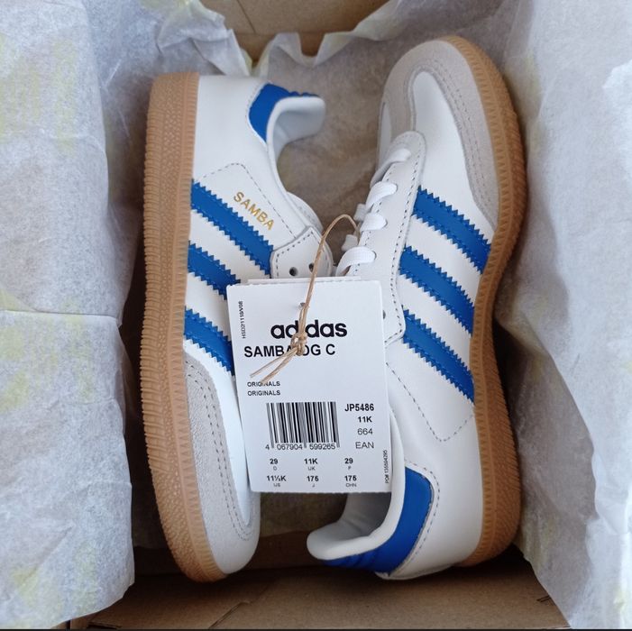 Дитячі шкіряні кеди кросівки adidas samba від 28 до 33.5