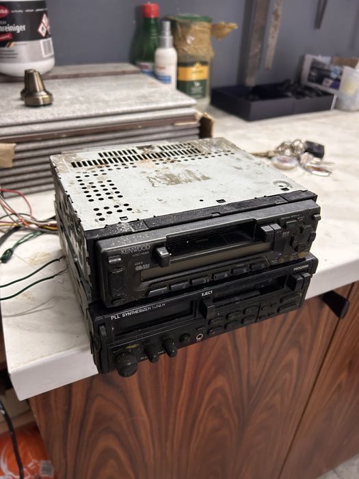 Wzmacniacz + 2 xradio samochodowe pionier kenwood