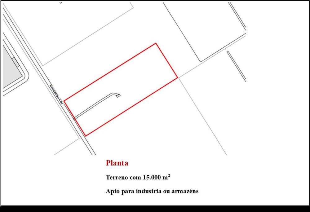 Terreno com 15.000 m2 em zona industrial, Palmela.